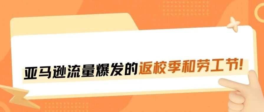 平台流量！亚马逊卖家不能错过的8月两个重要大促节点~