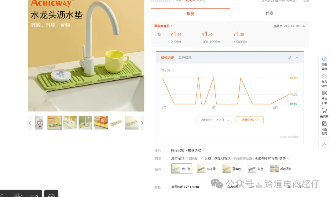 2024.08.10亚马逊选品推荐（仅供参考）：水龙头垫