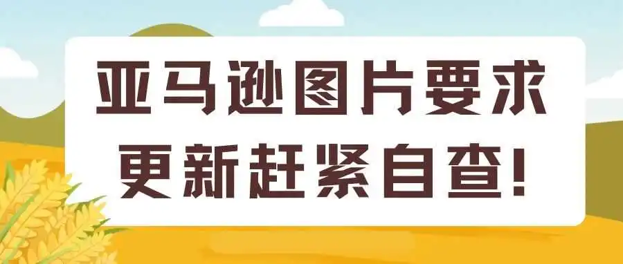 亚马逊图片要求更新赶紧自查!否则将自动替换别人图片