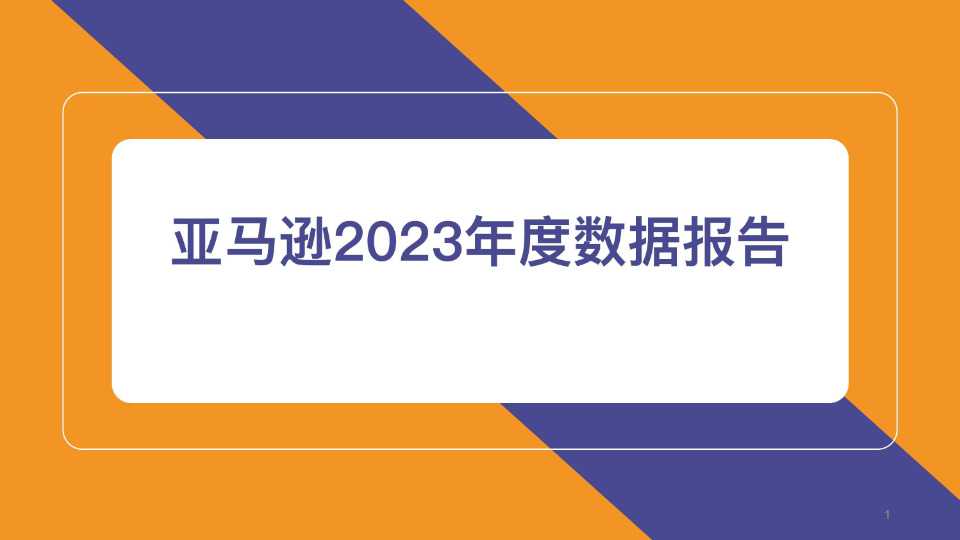 《亚马逊2023年度数据报告》PDF下载