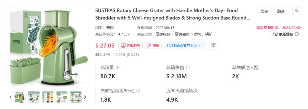 TikTok掀起“黄瓜热”,厨房用具销量翻倍!