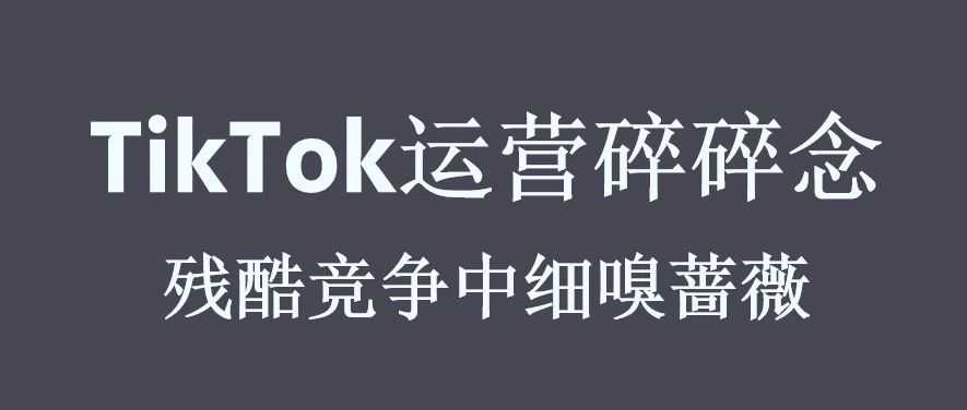 TikTok淘汰赛：残酷竞争中细嗅蔷薇