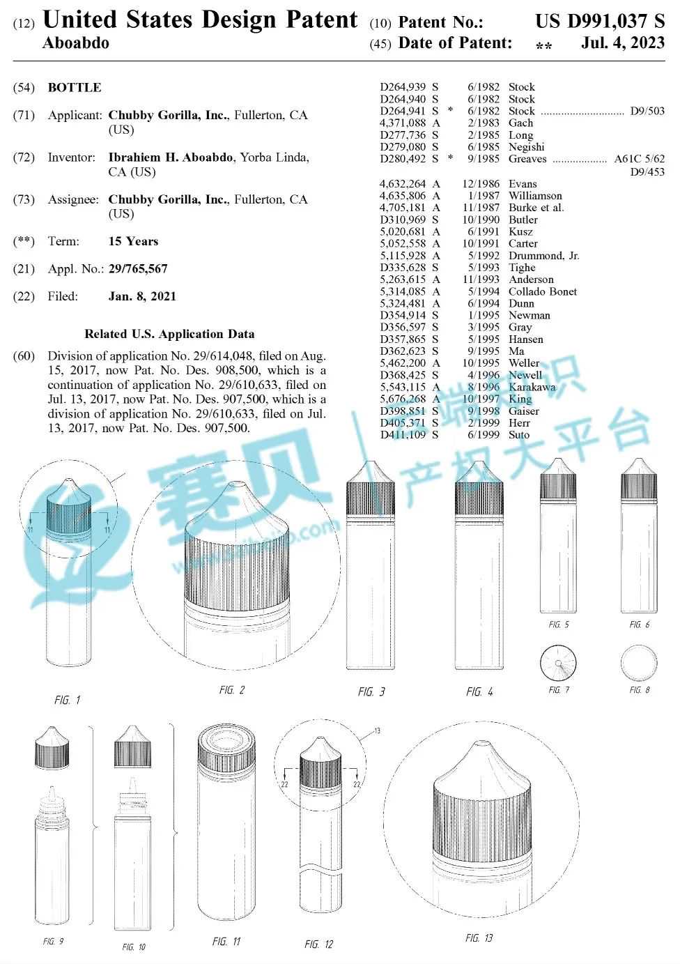 【24-cv-5574】匿名原告曝光！独角兽塑料瓶商标专利双维权，立即停售下架！已申请TRO冻结令！