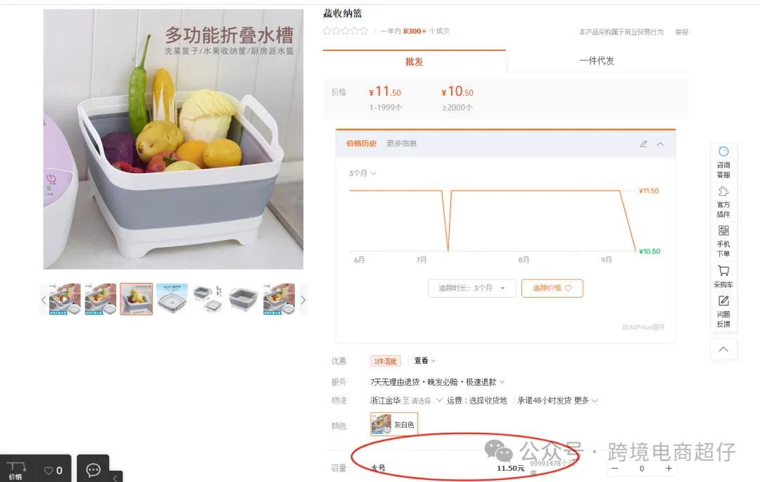 2024.09.19亚马逊选品推荐(仅供参考):折叠洗菜盆