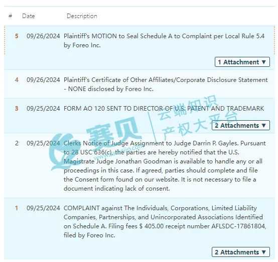 又有大批店铺即将被告! LUNA露娜洁面仪、藤灯专利维权！卖家注意避雷！【24-cv-23681、24-cv-8816】