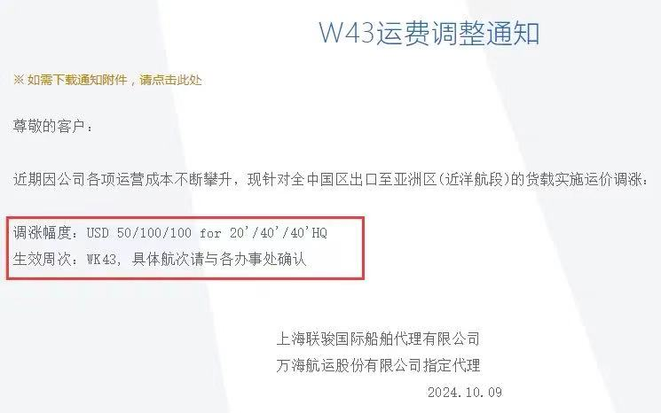 船公司集体调价：近期出货计划，您安排了吗？