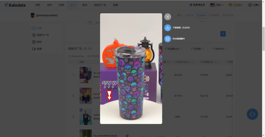 保温杯也能成为时尚潮品？Meoky凭什么在TikTok Shop上爆火？