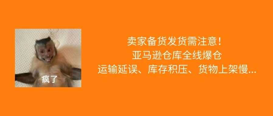 爆爆爆爆！旺季来临，亚马逊多个仓库爆仓严重