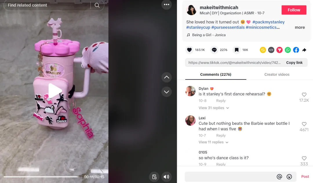 TikTok保温杯火到时尚圈 ,一年入账一个亿!
