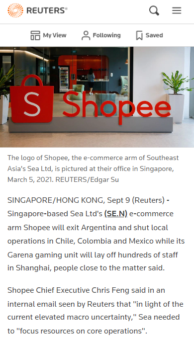 满血复活，Shopee要在拉美闯出一片天