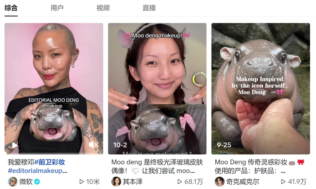 “河马仿妆”风靡TikTok,成美妆赛道新晋顶流