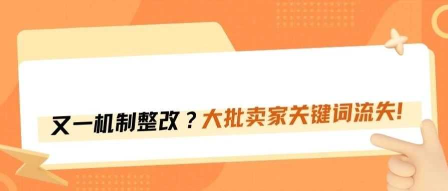 大批亚马逊卖家关键词大幅流失！BUG还是算法调整？