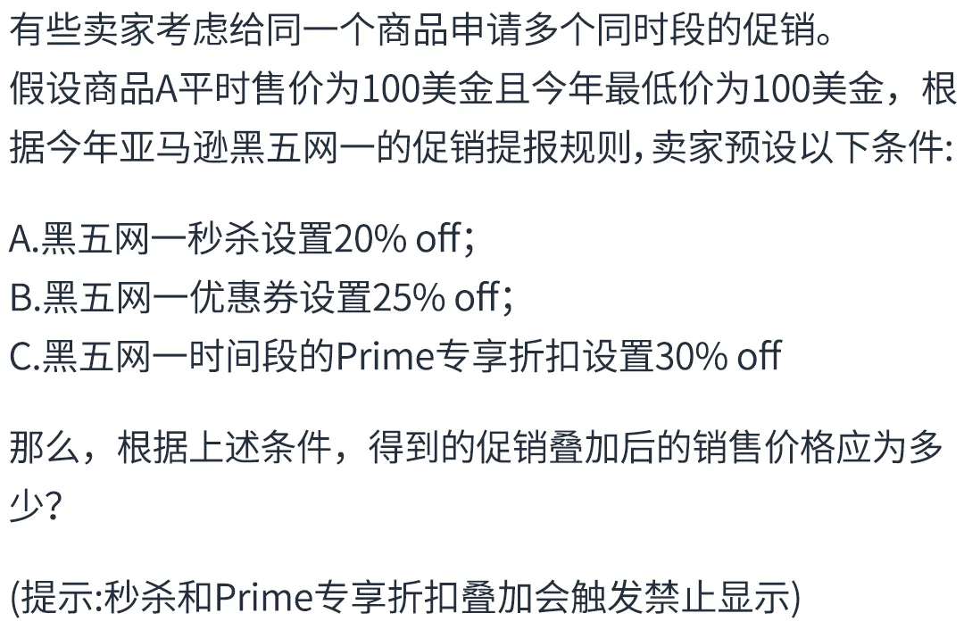 倒计时!2024亚马逊黑五网一冲刺前的30项检查,请立即行动!