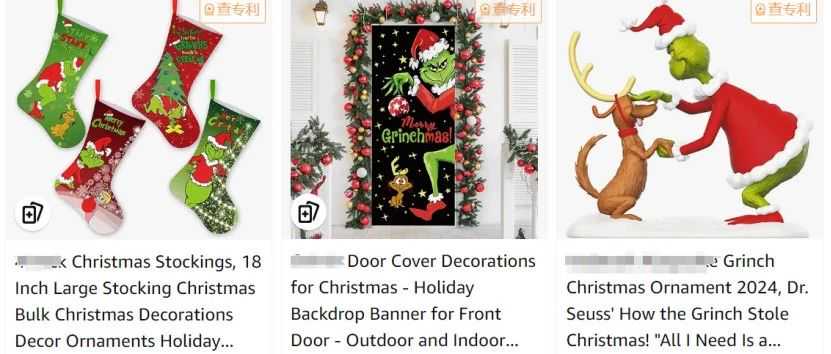 本期亚马逊避坑产品：格林奇装饰品Grinch Decor/圣诞树顶Xmas Topper/桌面圣诞树Desk Xmas Tree