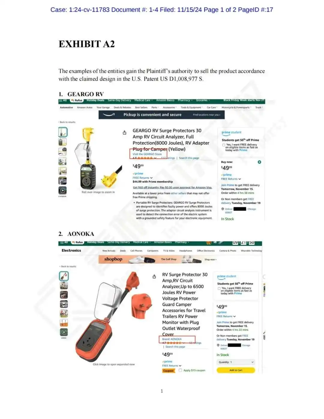 月销1k+的方形硅胶钥匙扣荣登选品黑名单!(按摩仪、RV保护器发起专利维权)