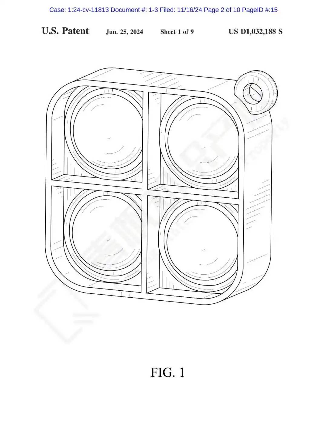 月销1k+的方形硅胶钥匙扣荣登选品黑名单!(按摩仪、RV保护器发起专利维权)