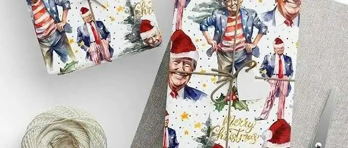 特朗普圣诞节贺卡走红!近一周销售额超18万美金
