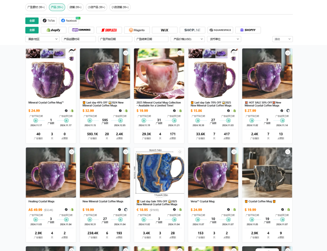 以图搜图分析同款TT广告数据，前几年过得都是啥苦日子？