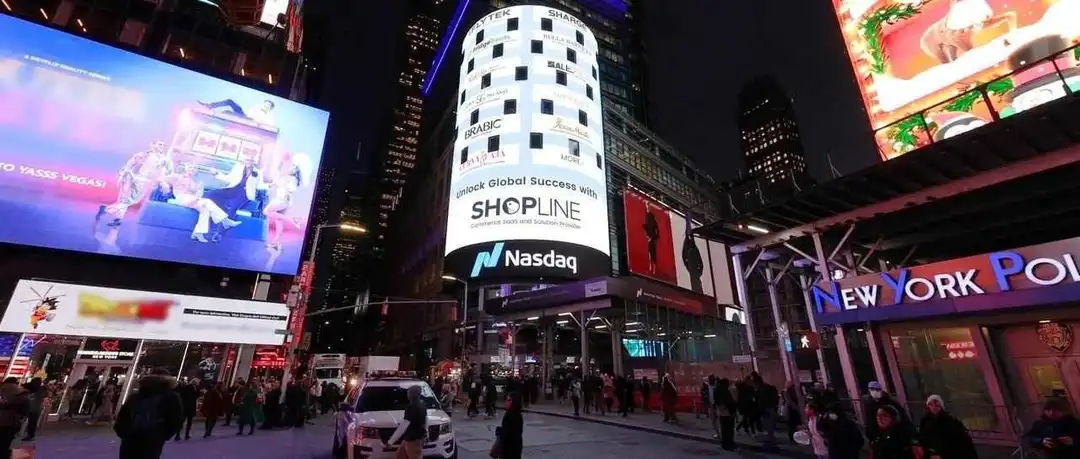 让世界看到中国品牌力量,SHOPLINE携手一众黑五爆卖品牌亮相世界知名地标