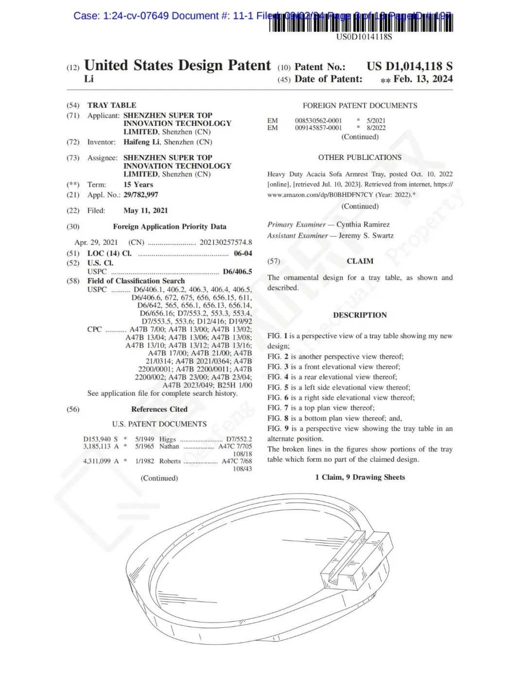 亚马逊月销7k的玩具收纳发起维权；托盘桌提两次TRO，涉89名卖家！