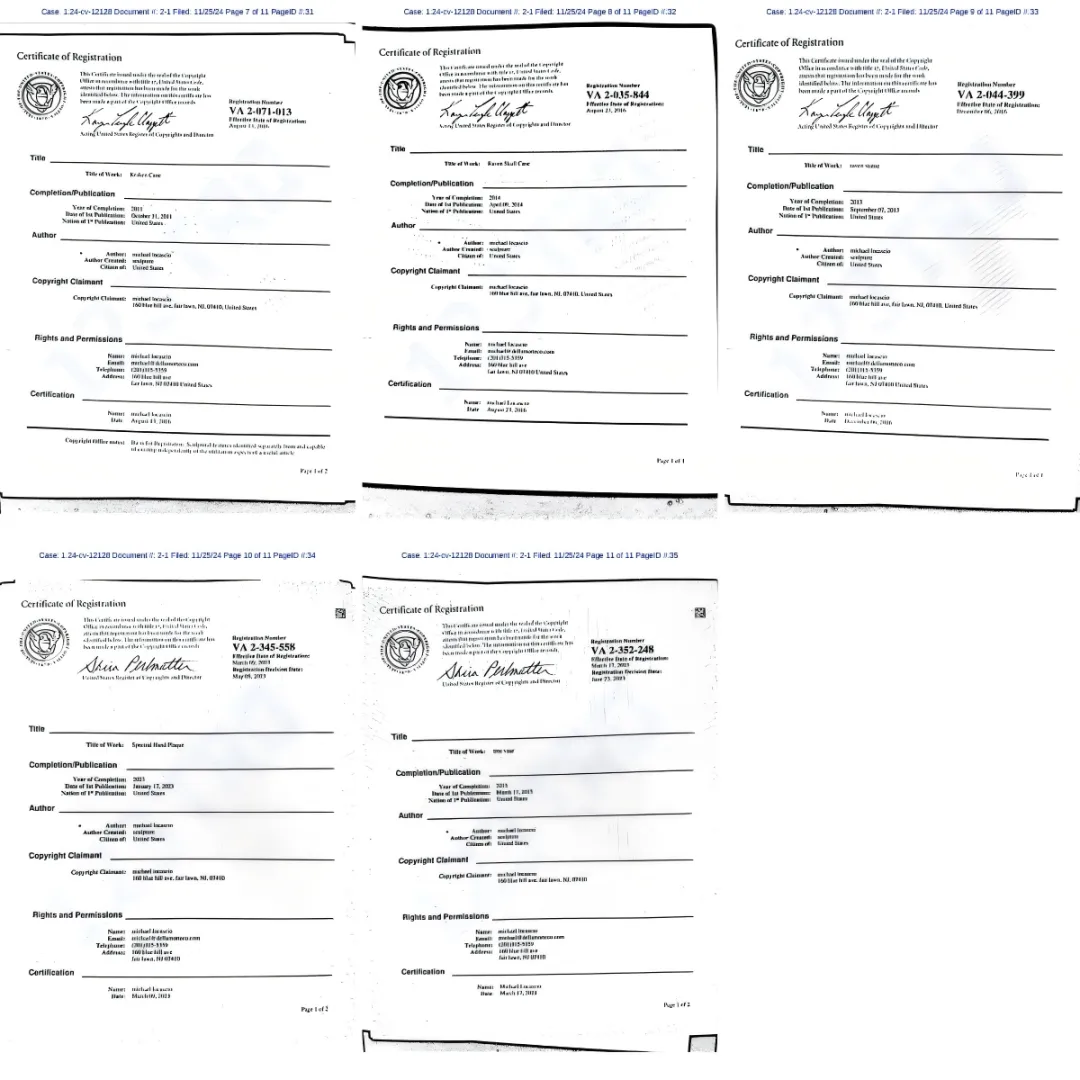 257名卖家分别因雕塑摆件和插画被告!分别涉及亚马逊、eBay等电商平台!
