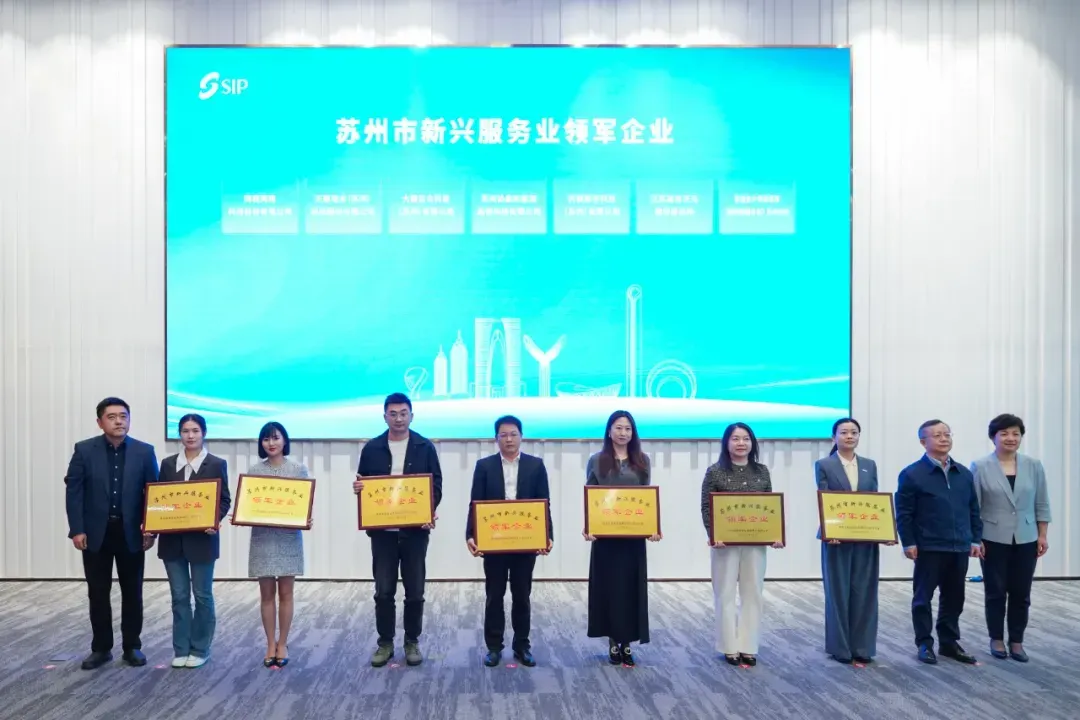大健云仓荣获苏州市新兴服务业领军企业