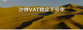 好消息！沙特VAT稳定下号中！