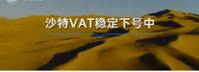 好消息！沙特VAT稳定下号中！