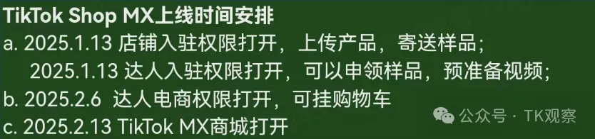TikTok Shop墨西哥1月13日上线，做美区的卖家笑了
