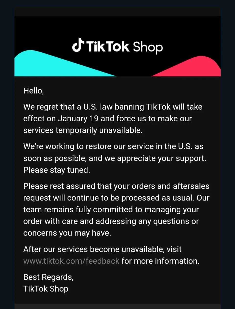 至暗时刻！TikTok美国服务全部关闭