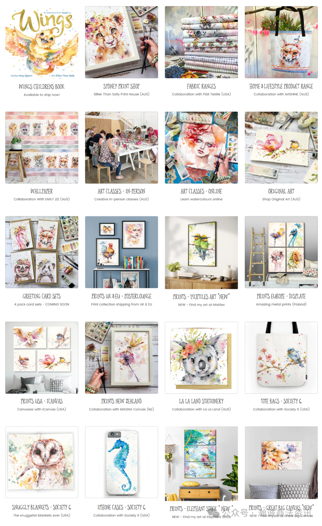 Keith律所再次代理艺术家SALLY WALSH再次发起版权案件，涉及7张水彩画