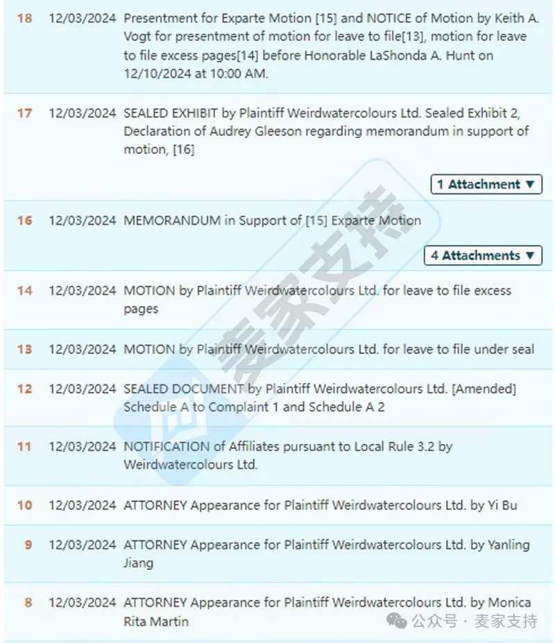 24-cv-12406,Keith新版权来袭,预计大批日历卖家将被TRO冻结