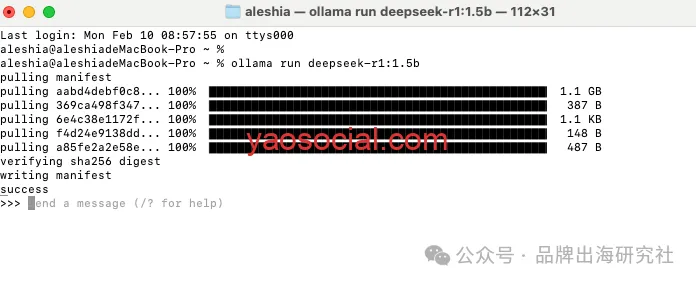 Deepseek服务器繁忙怎么办？手把手教小白在本地Mac电脑上部署Deepseek