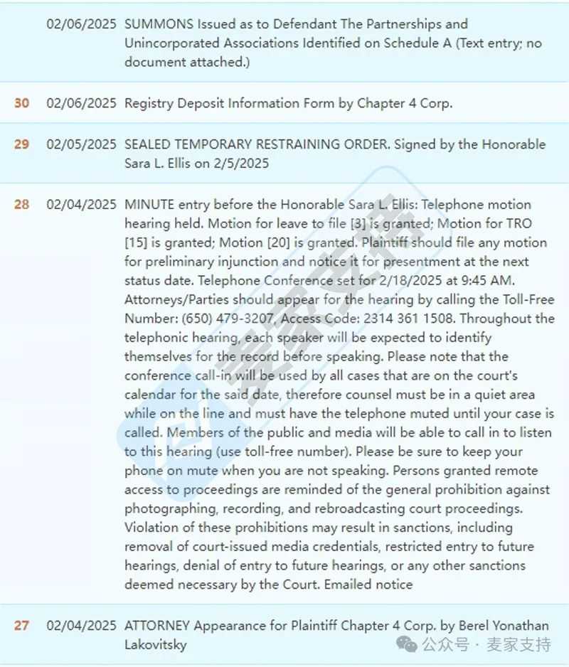 25-cv-01321，Supreme潮牌重拳出击，连发多案维权，TRO禁令已逐步获批