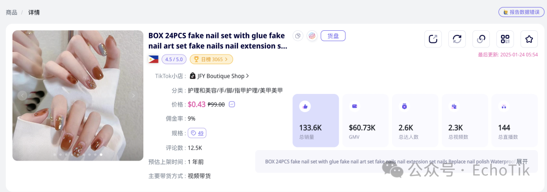 单品月销10万件！穿戴甲在东南亚爆火，TikTok引领美甲潮流