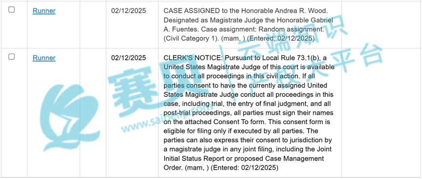 【25-cv-1466】龙舌兰艺术植物TRO专利维权，立即停售下架！未开始冻结账户资金！