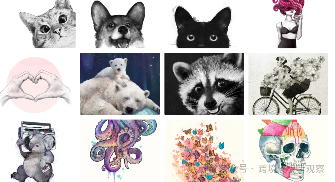 Keith再次发起两位艺术家的作品！共有12幅作品！