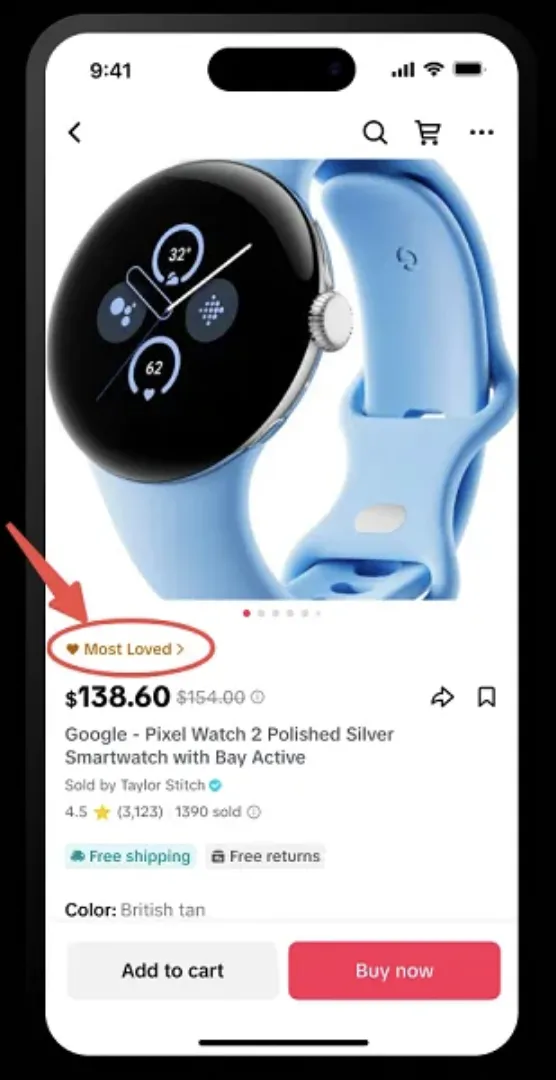 TikTok推出Most Loved标签,提升商品可信度与销售