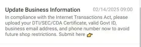 Shopee菲律宾ITA四项更新,强制上百品类!卖家时间告急
