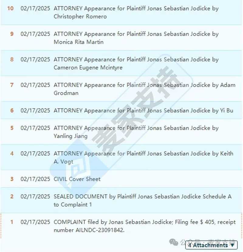 25-cv-01625，版权TRO毒王25年首维权，杀伤力极强