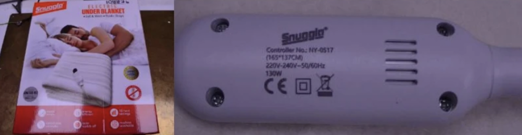 英国OPSS紧急召回亚马逊热卖电热毯，可能导致火灾