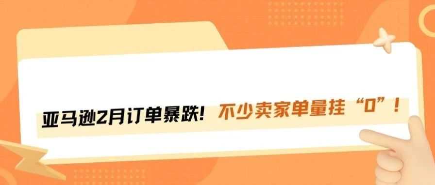 2月销量大暴跌！亚马逊美国站卖家订单直线下滑，危机四伏！