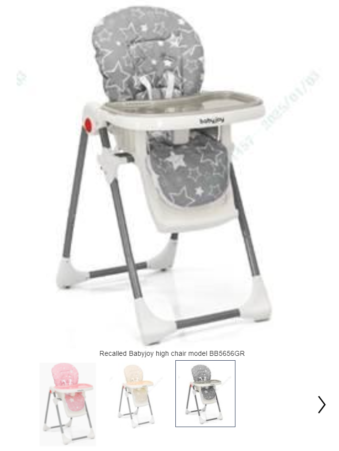 亚马逊等平台在售儿童高脚椅被召回！存在夹伤和窒息危险