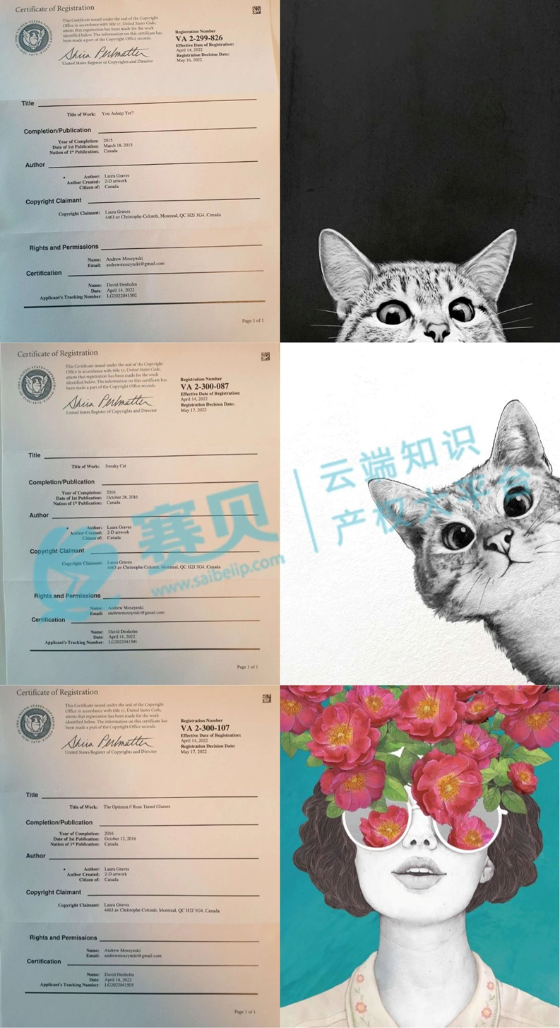 已有超700家店铺被起诉！Keith代理两位艺术家发起维权，6幅作品侵权重灾区！【25-cv-1476】【25-cv-1628】