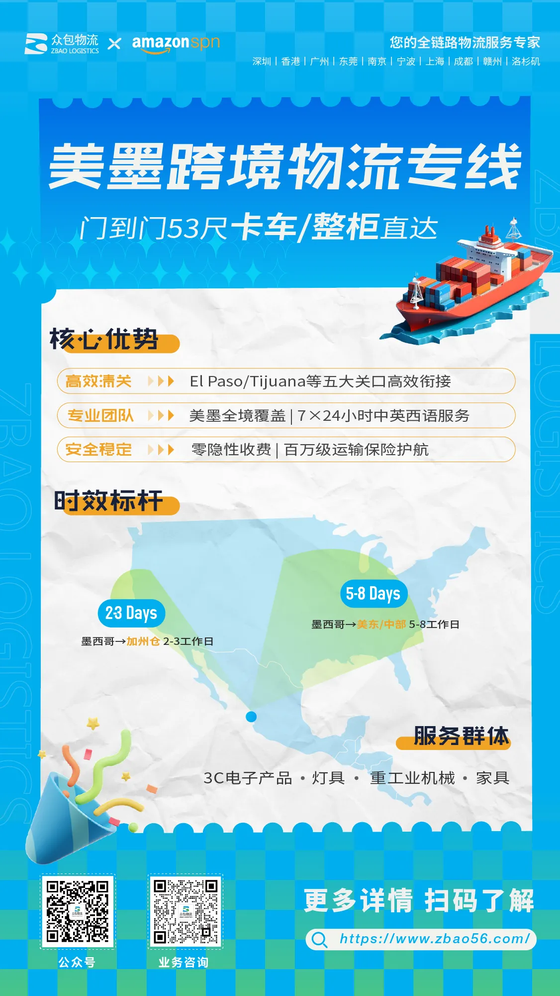 20+柜/月的3C大卖：选对物流，墨西哥就是你的“北美跳板”