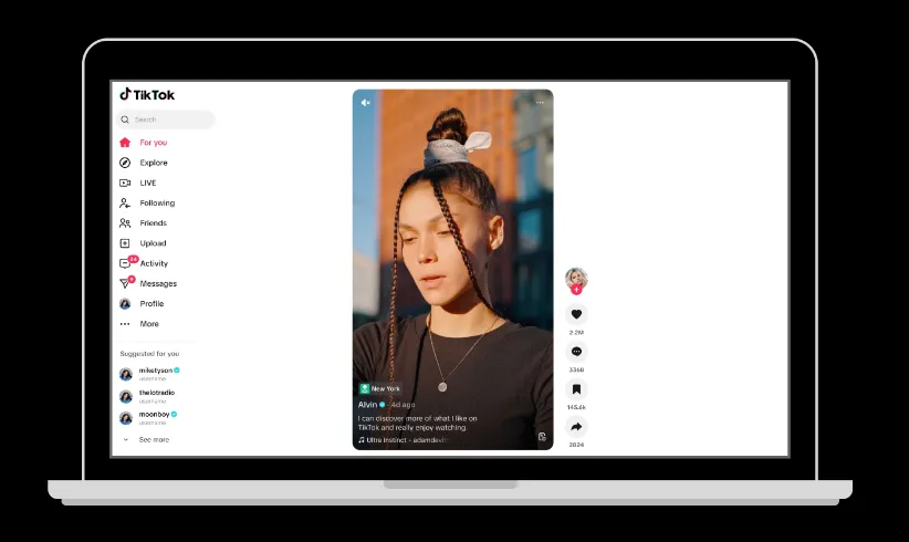 TikTok推出改进版桌面应用，优化网页端用户体验