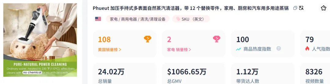 单价600+的国产拖把,在TikTok月赚千万