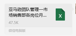 亚马逊团队管理—市场销售部各岗位月度绩效考核表