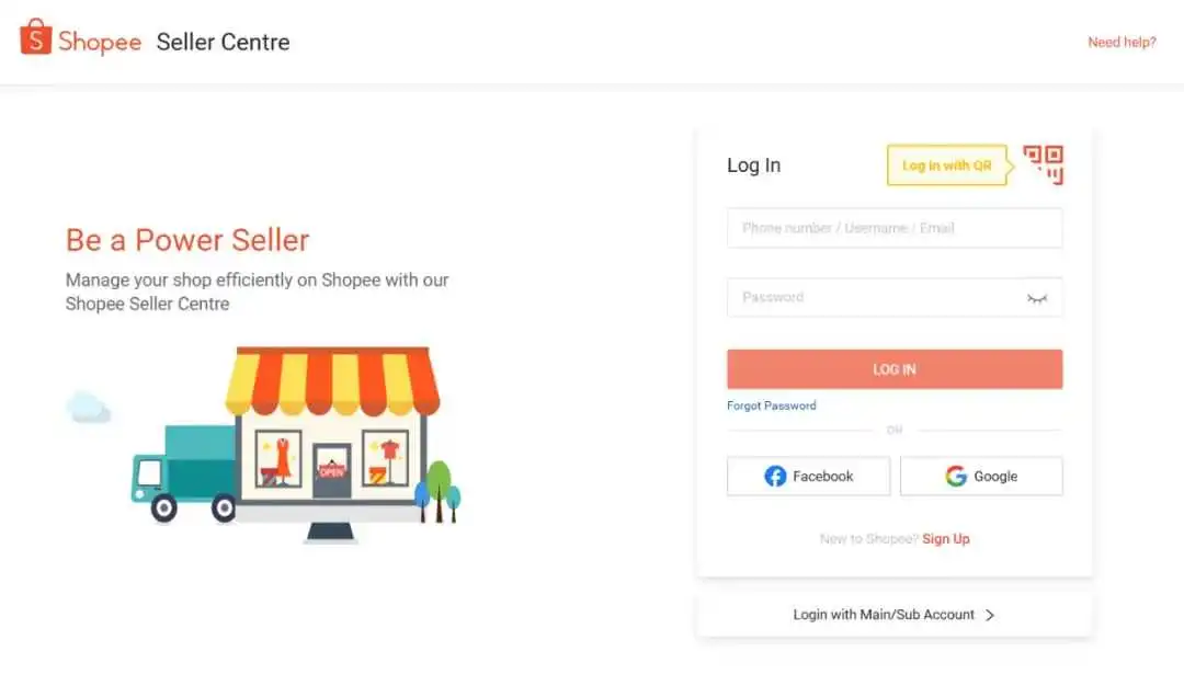 【自助服务】更新!在 Shopee 上销售