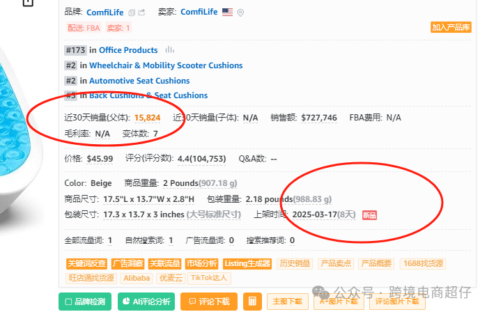 2025.03.25亚马逊选品推荐(仅供参考):